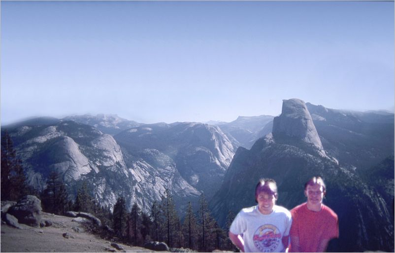 Above the valley floor